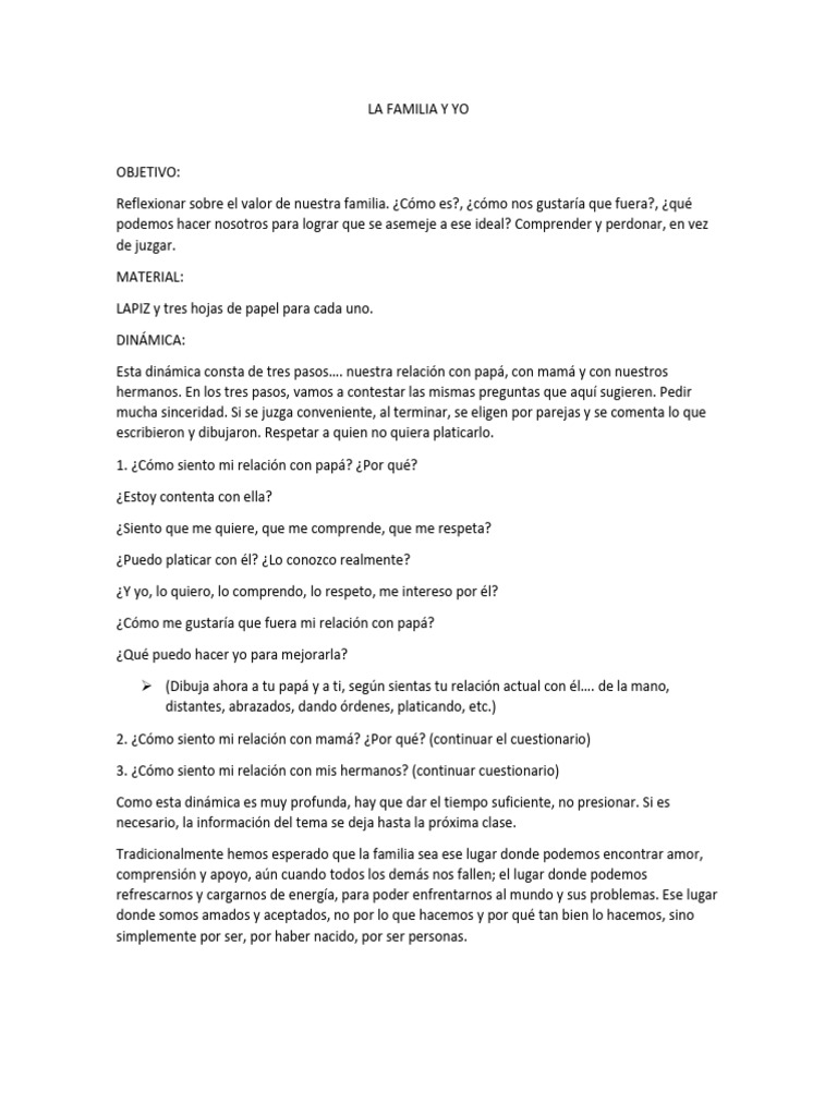Reflexiones sobre la Familia | PDF | Amor | Felicidad