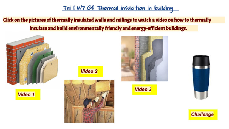 Tri 1 W7 G4 Thermal Insulation in Building | PDF