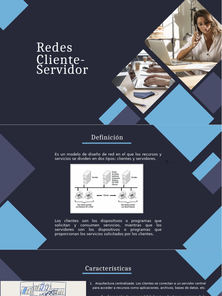 Modelo Cliente-Servidor en Redes | PDF | Servidor (Computación) | Red ...
