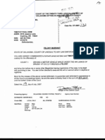 Timothy Paul Keim CF-2007-00132 Warrant