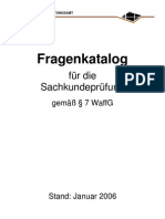 Fragebogen Sachkunde