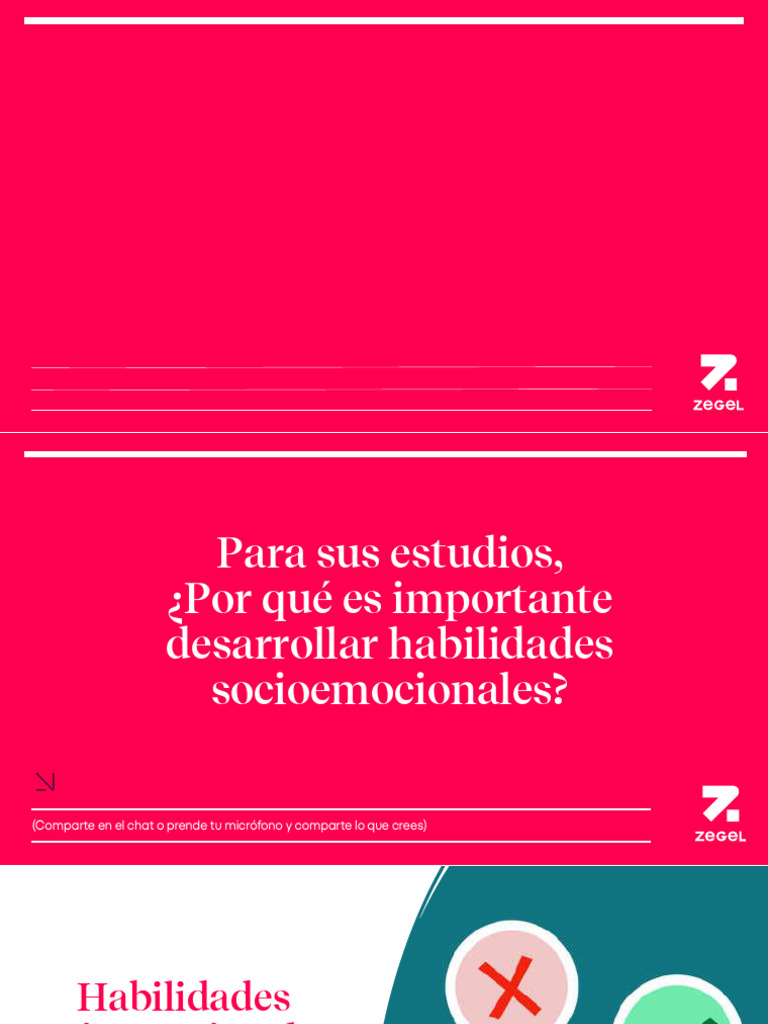 Las Habilidades Socioemocionales - Parte 2 | PDF