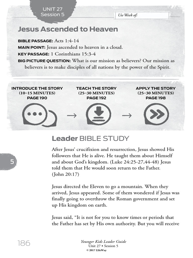 Jesus Ascends to Heaven: Bible Study | PDF | Jesus | Acts Of The Apostles