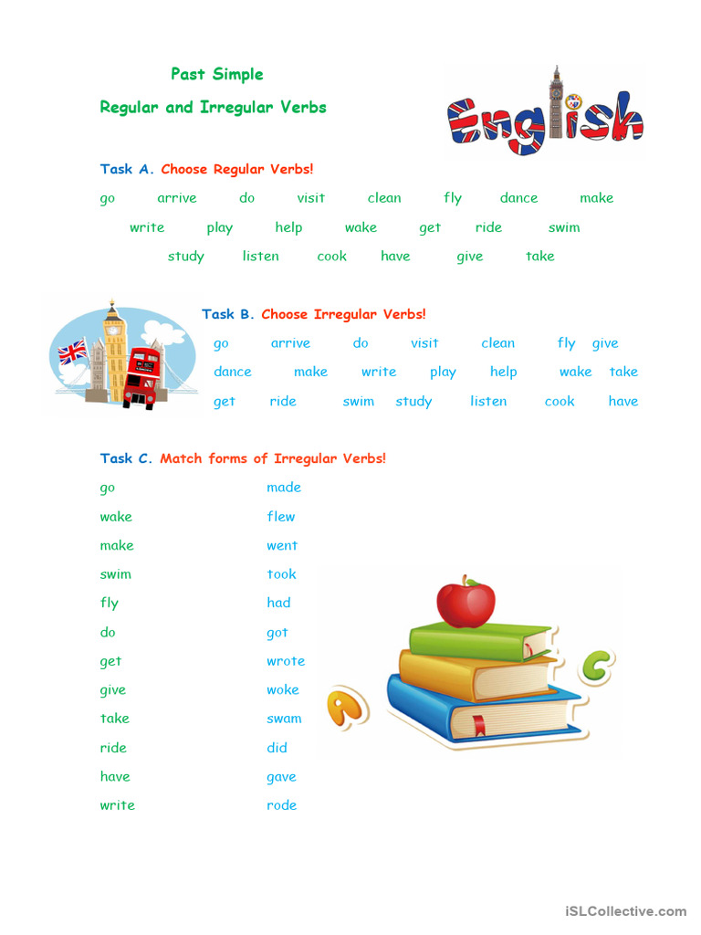 Past Simple Verbs: Regular & Irregular | PDF
