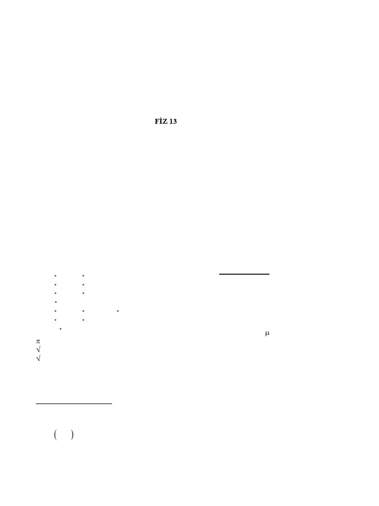 Physics II Midterm Exam Questions | PDF | Rotation Around A Fixed Axis ...