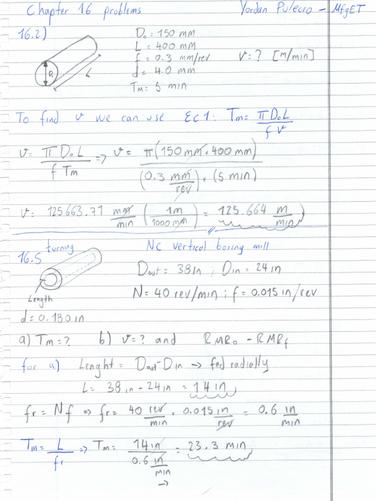 Chapter 16 Exercises | PDF