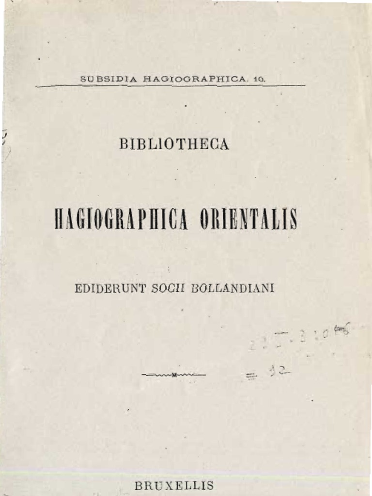 768px x 1024px - P Peeters BIBLIOTHECA HAGIOGRAPHICA ORIENTALIS Bruxellis 1910 | PDF