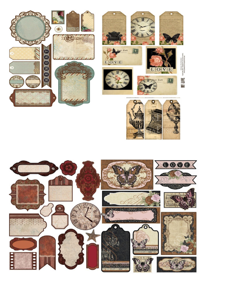 Vintage Sticker Designs | PDF