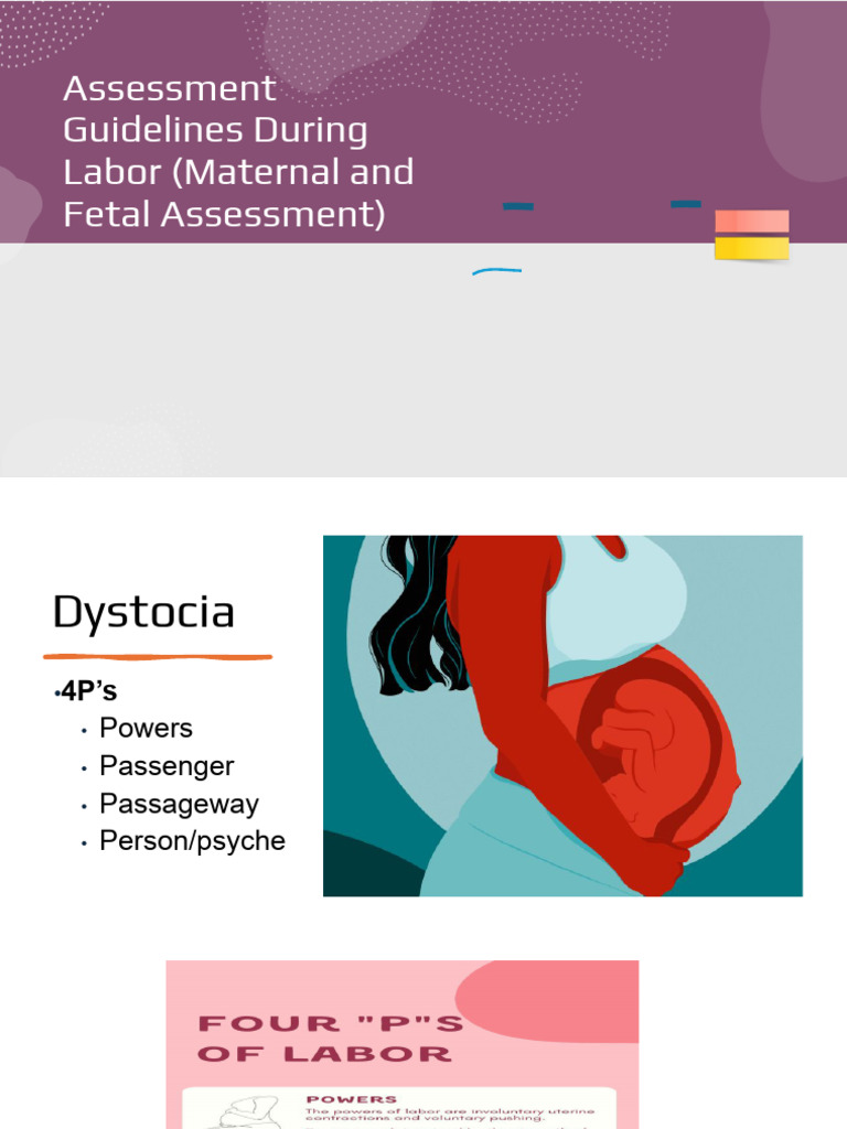 Labor Assessment Guidelines for Dystocia | PDF | Childbirth | Uterus