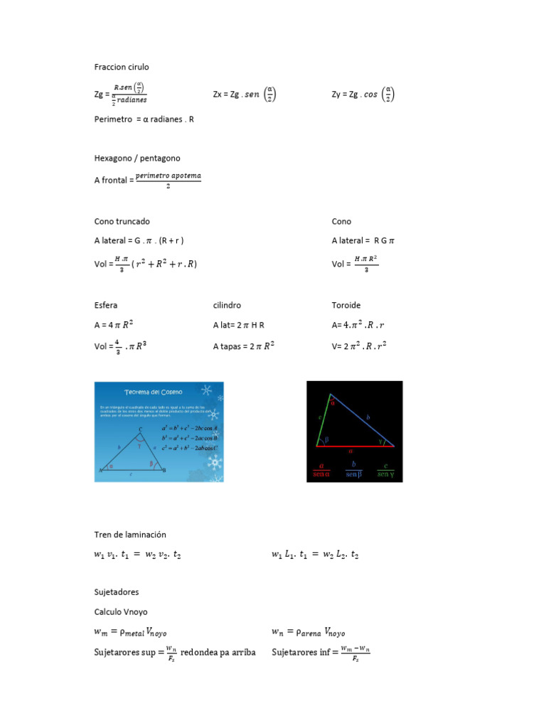 formulas | PDF