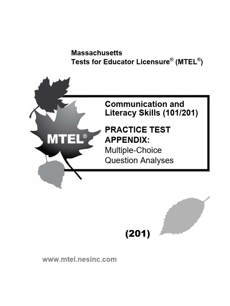 MTEL Communication Skills Writing Guide | PDF | Grammatical Number | Plural