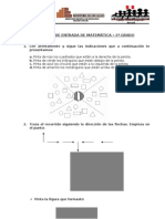 Prueba de Entrada Educ. Primaria - 1° y 2° Grado