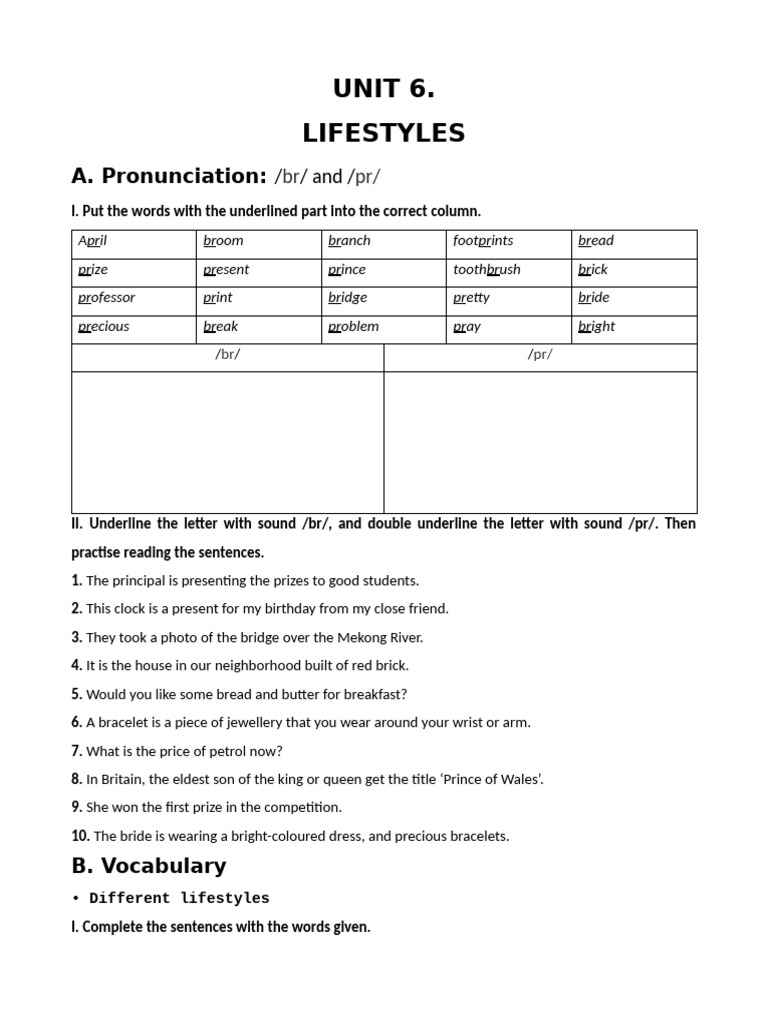 B i t p anh 8 global l u ho ng tr 6 unit 6 lifestyles pdf curry