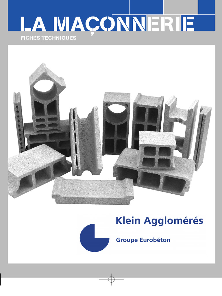 Fiches Techniques Maçonnerie et Blocs | PDF | Bâtiment (construction ...