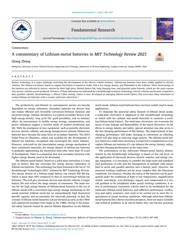 1 s2.0 S266732582100220X Main | PDF | Lithium Ion Battery ...