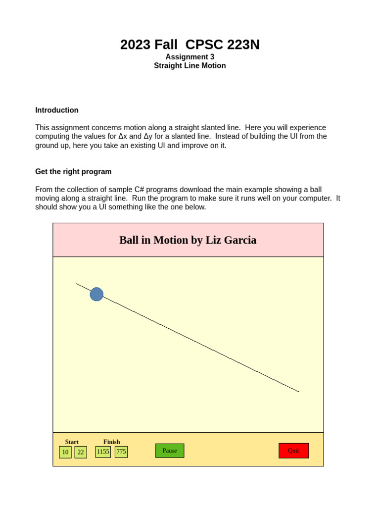 2023fall223n Assignment3 | PDF | Software | Computer Science