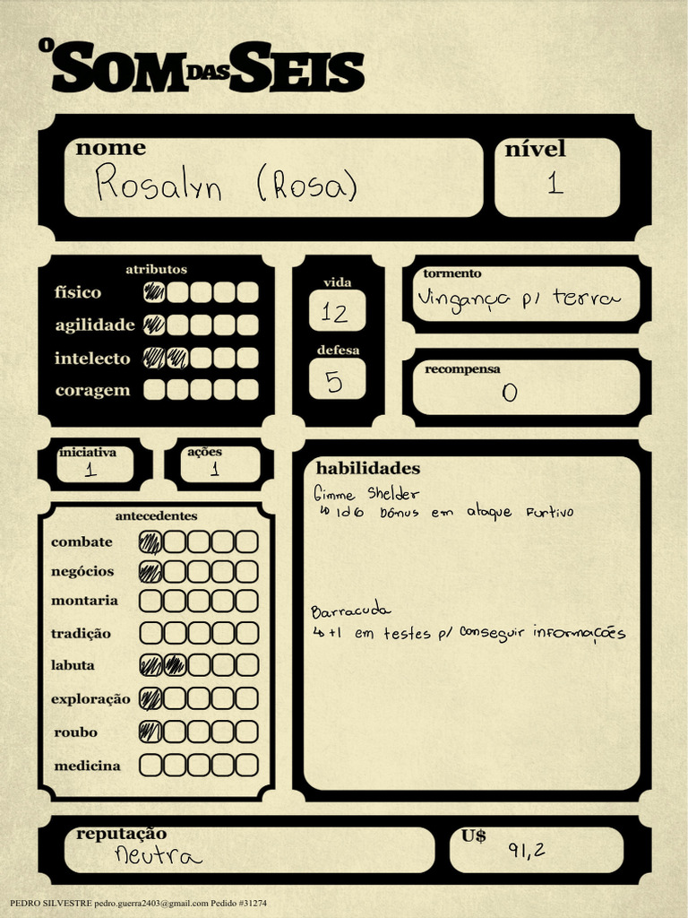 Rosa Ficha | PDF