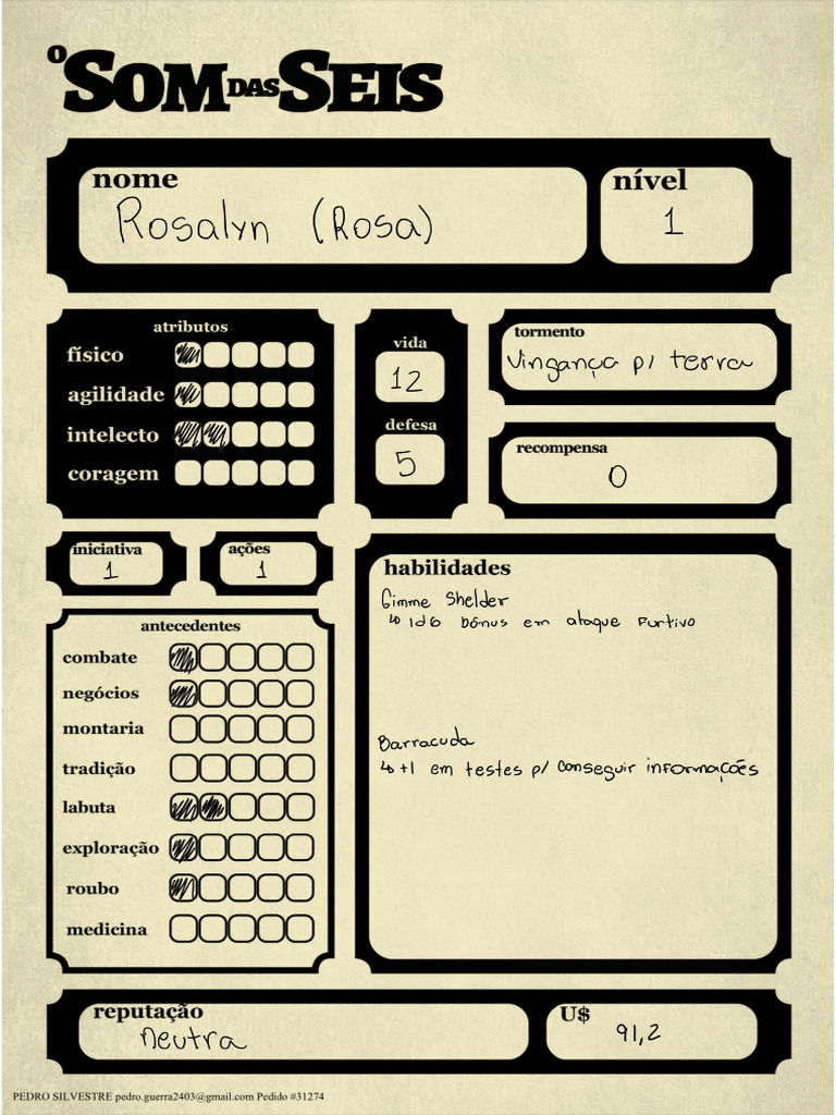 Rosa Ficha | PDF