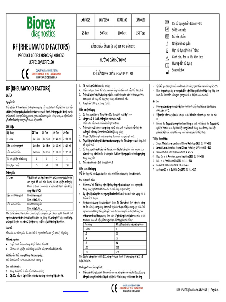RF - LXRF - Biorex - AV | PDF