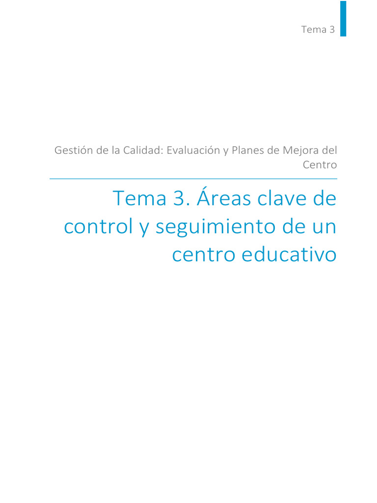 Mejora de la Calidad en Centros Educativos | PDF | Gestión de la ...
