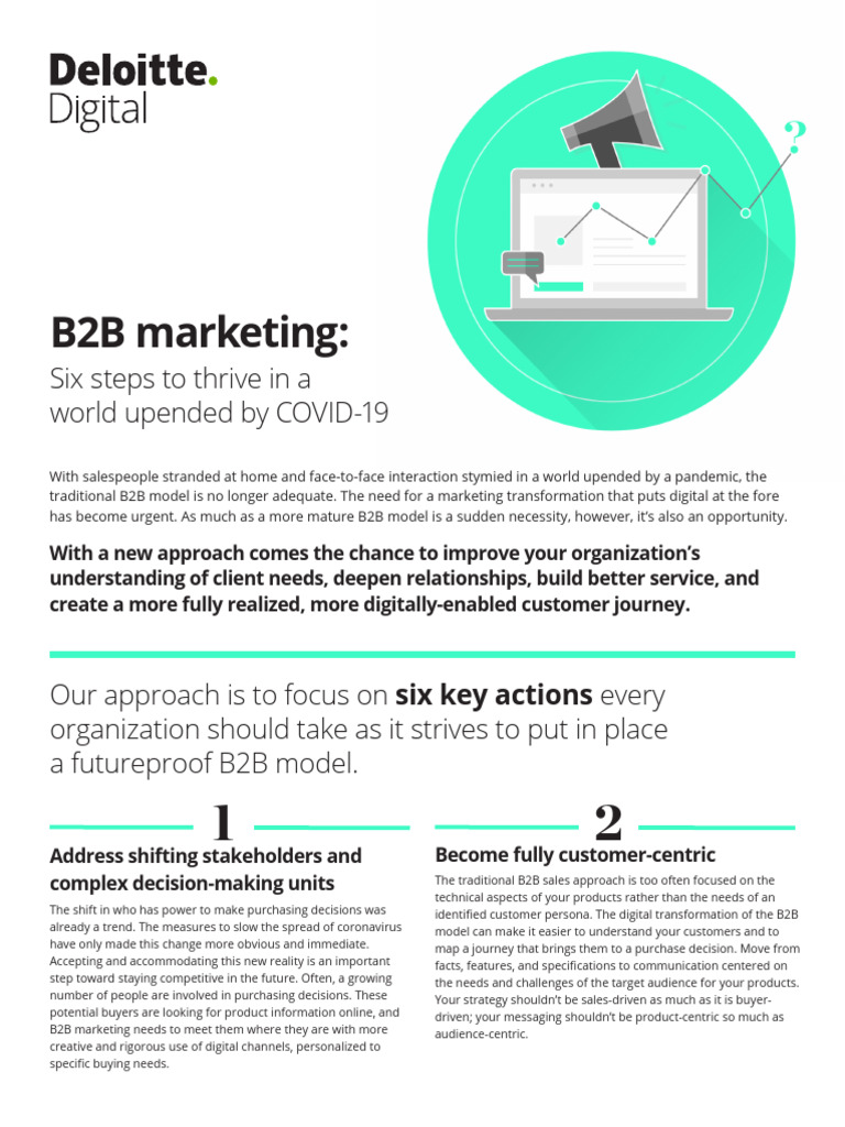 Transforming B2B Marketing Post-COVID | PDF | Marketing | Customer ...