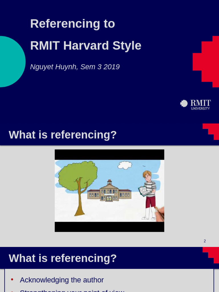 Referencing to RMIT Harvard Style Sem 3 2019 - Canvas | PDF | Citation