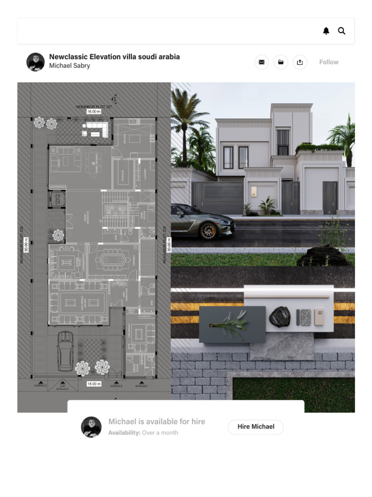 Newclassic Elevation Villa Soudi Arabia - Behance | PDF