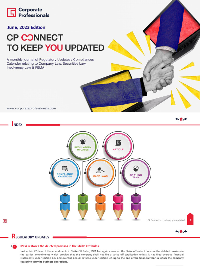June 2023 Regulatory Updates Summary | PDF | Limited Liability ...