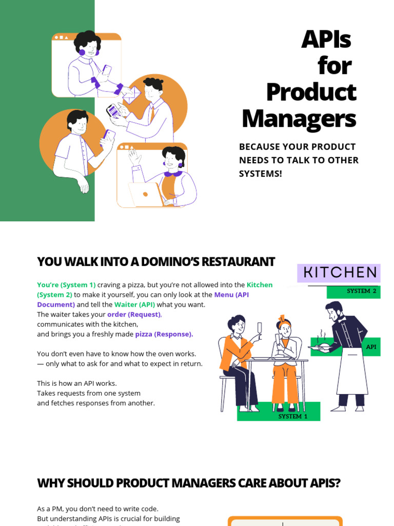 Understanding APIs for Product Managers | PDF | Menu | Waiting Staff