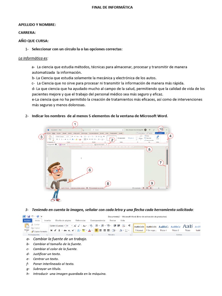 Guía Básica de Informática y Microsoft Office | PDF | Microsoft Excel ...
