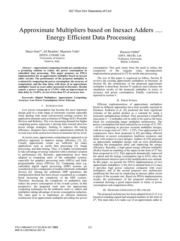 Example of Multiplier | PDF | Field Programmable Gate Array | Accuracy ...