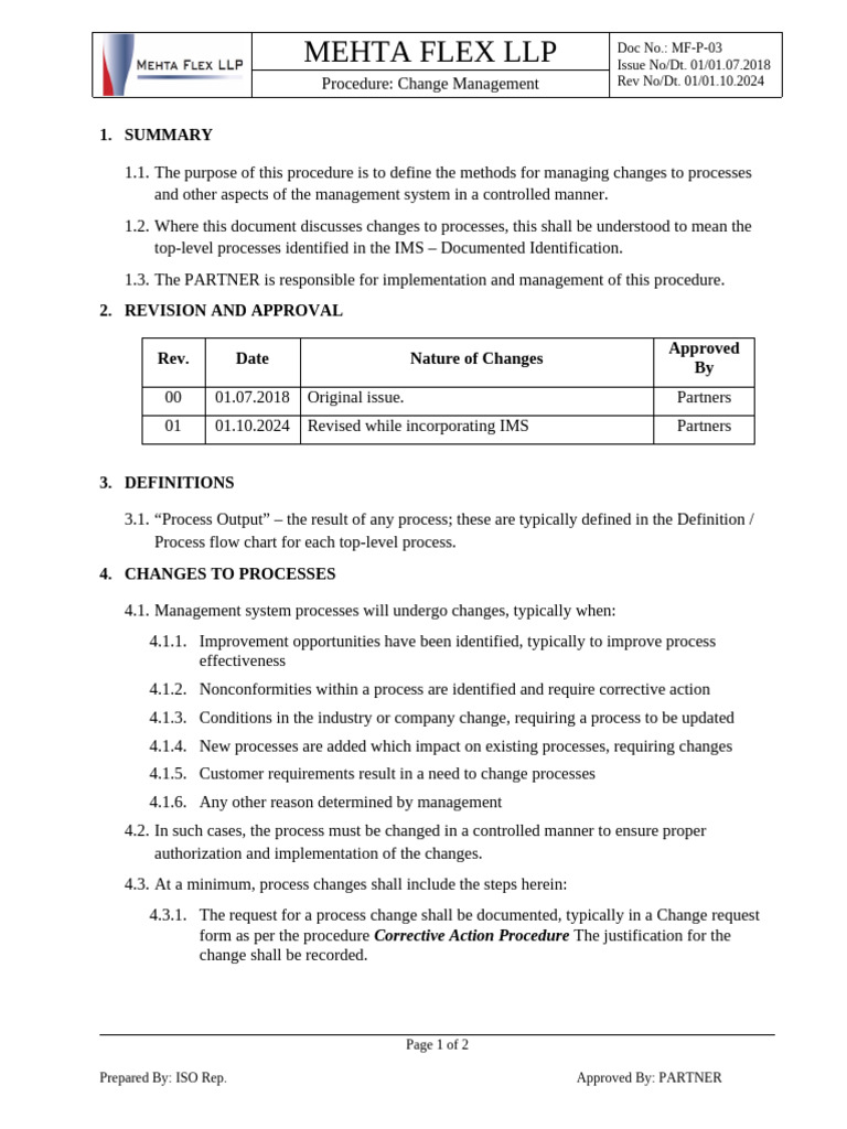 3 Change Management Pdf