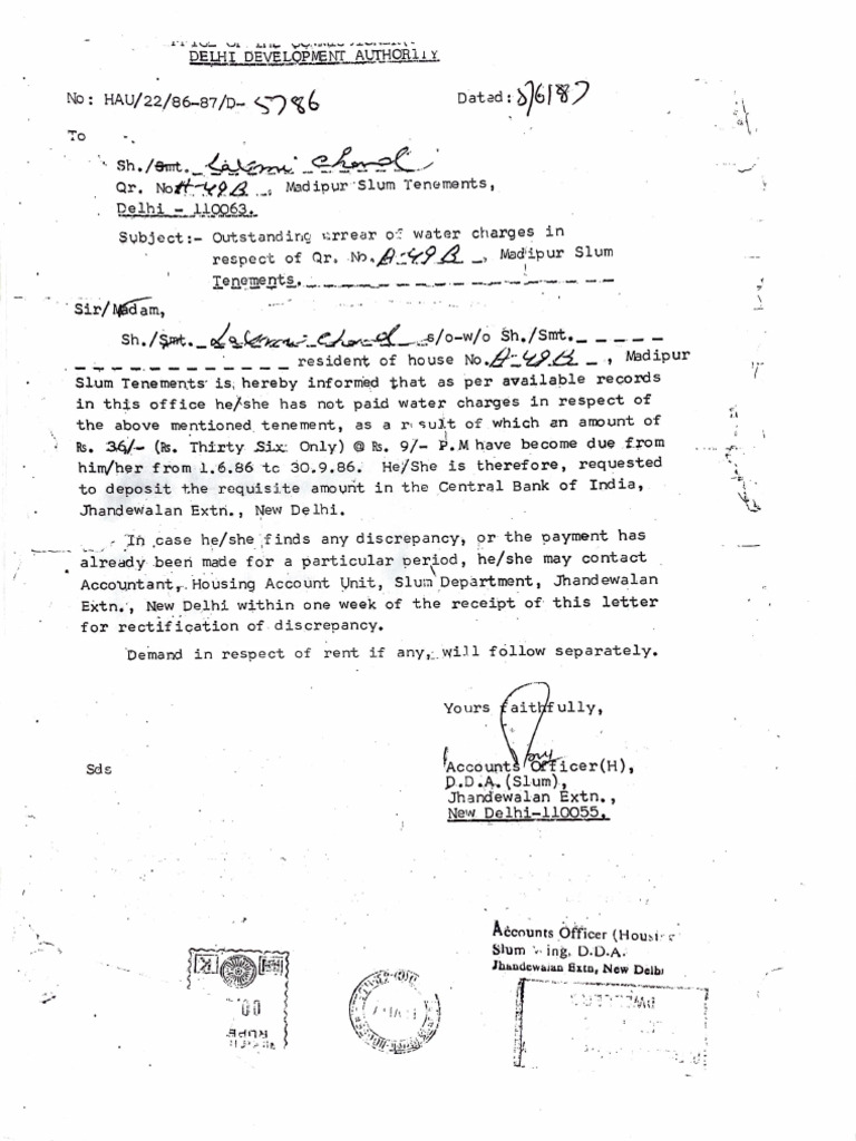 Hari Kishan Property Papers 1 | PDF