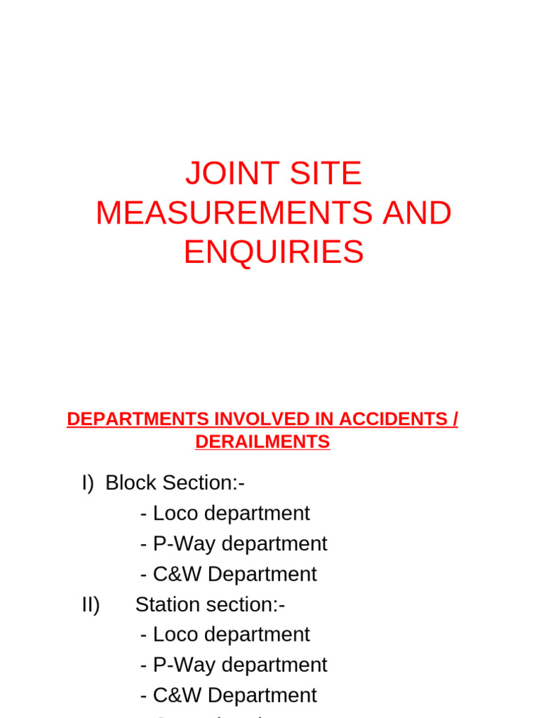 Joint Inspection: Tongue Rail Wear Analysis | PDF | Transport | Land ...