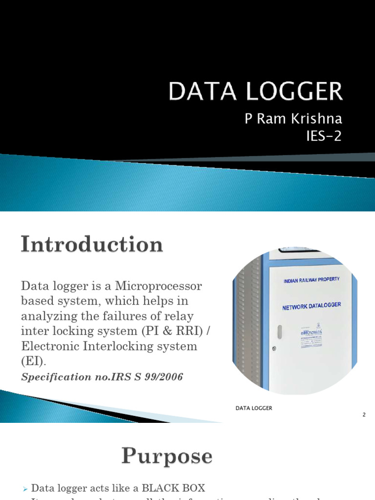 Microprocessor Data Logger for Relay Systems | PDF | Relay | Computer ...