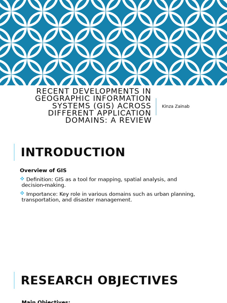 Recent GIS Developments Review | PDF | Geographic Information System ...