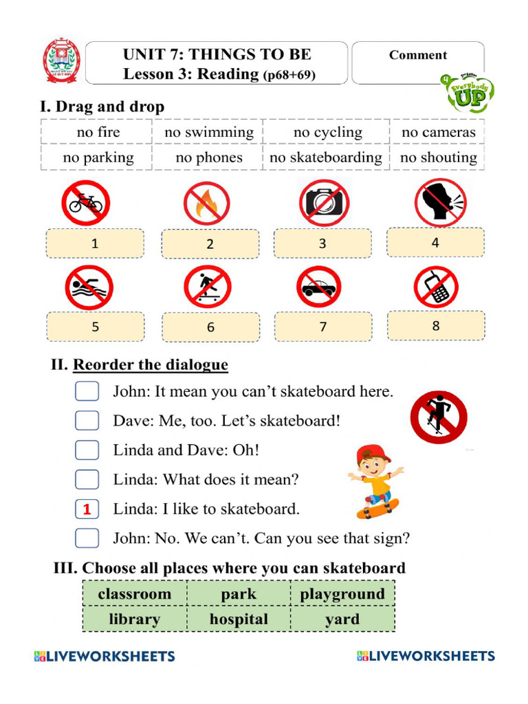 Worksheet 1964121 | PDF