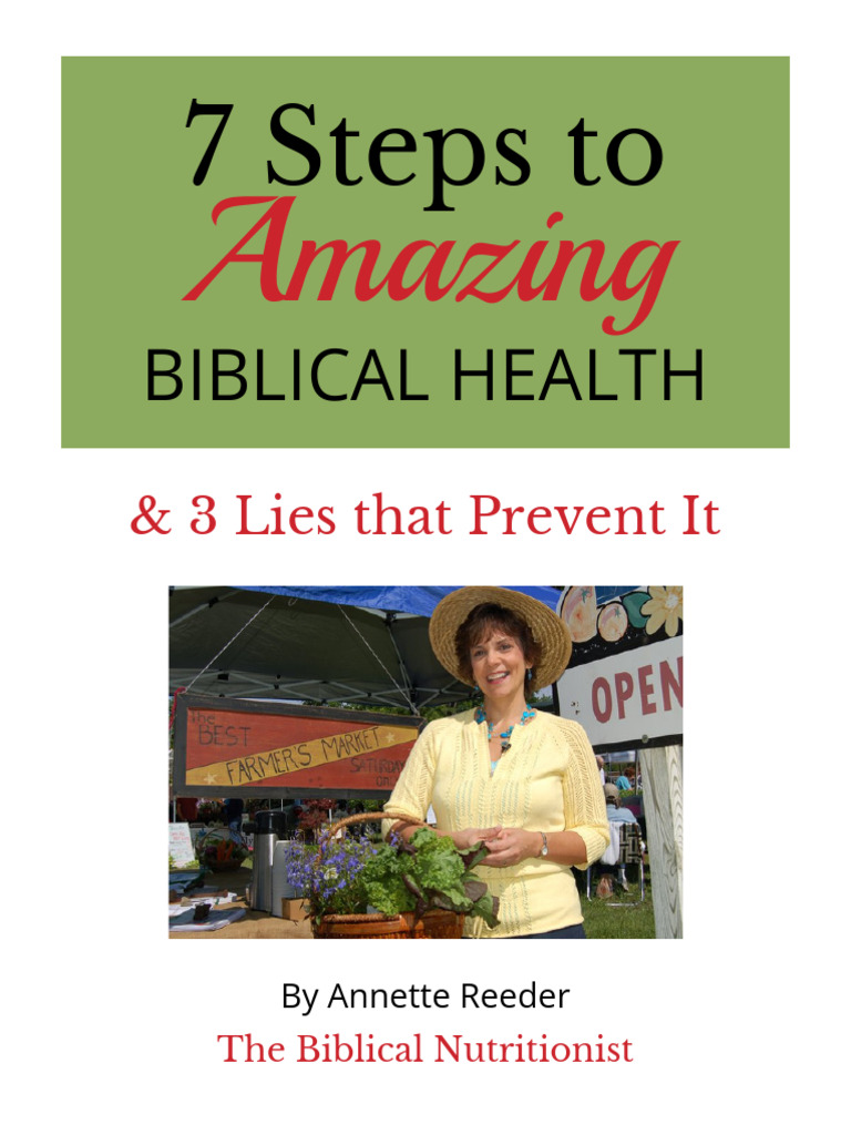 7 Steps to Biblical Health Transformation | PDF | Foods | Meal