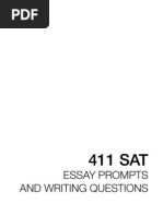 Download 411 SAT Essay Prompts and Writing Questions by  T C N SN82831721 doc pdf
