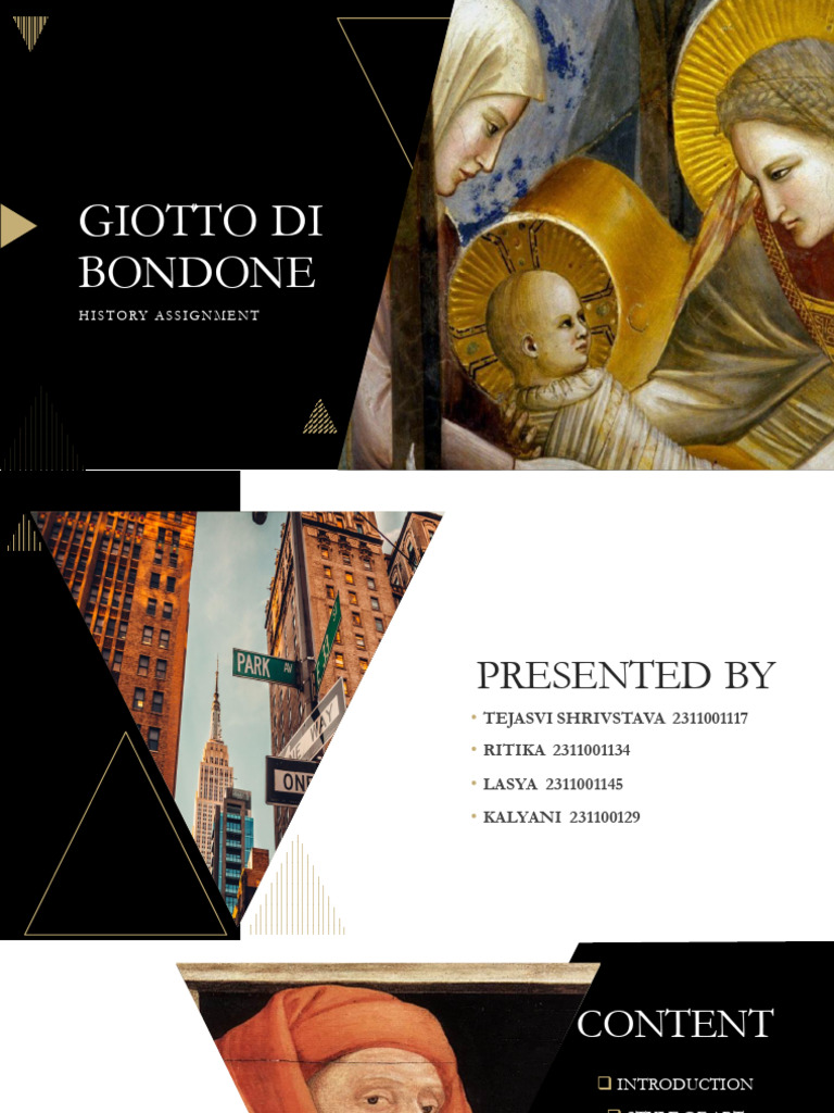 Giotto Di Bondone 2 Pdf Renaissance Art Christian Art
