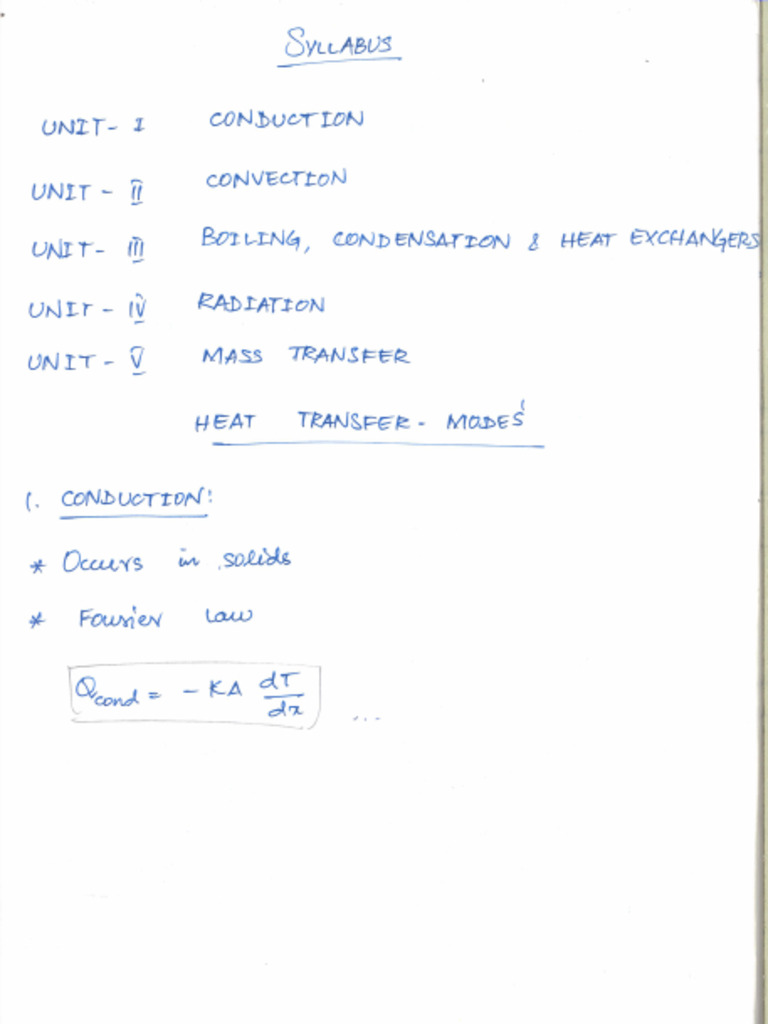 HMT Unit I PDF | PDF