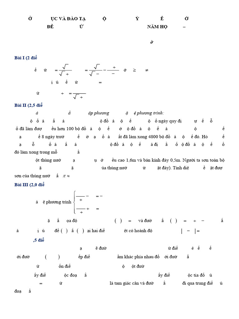 Toán 10 Hà N I | PDF