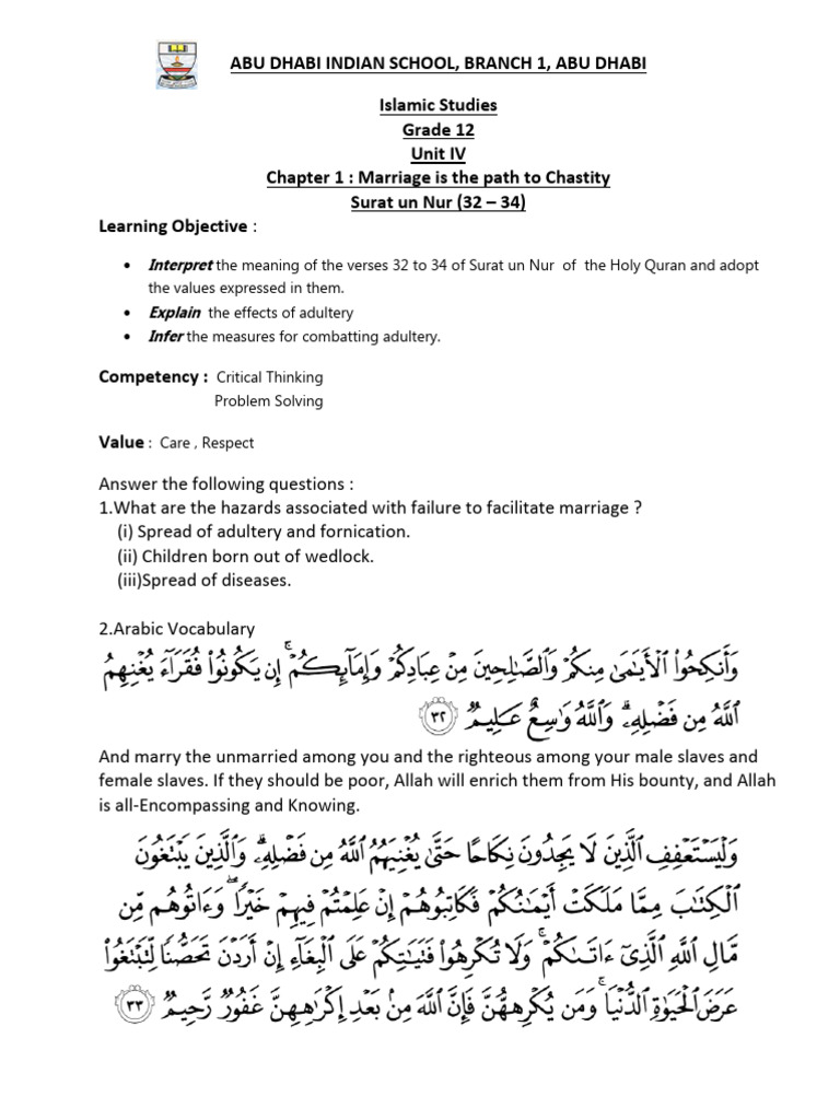 Marriage is the path to chastity | PDF | Chastity | Marriage