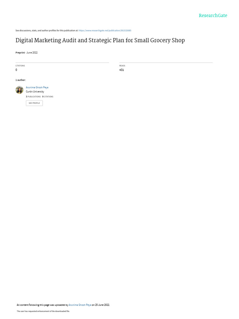 Digital Marketing Strategy for Grocery Store | PDF | Search Engine ...