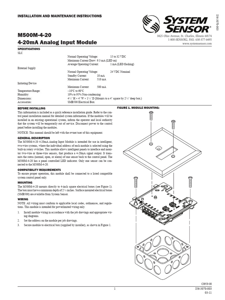 M500M-4-20 Installation Guide | PDF | Electromagnetic Interference ...