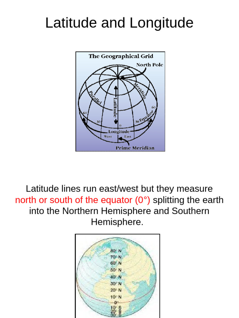 201102296-Latitude-and-Longitude-ppt | PDF | Longitude | Latitude