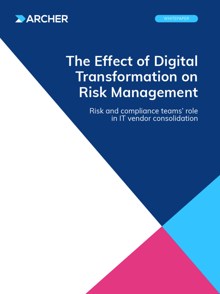Digital Transformation's Impact on Risk Management | PDF | Risk | Risk ...