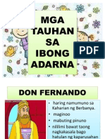 Mga Tauhan Sa Ibong Adarna