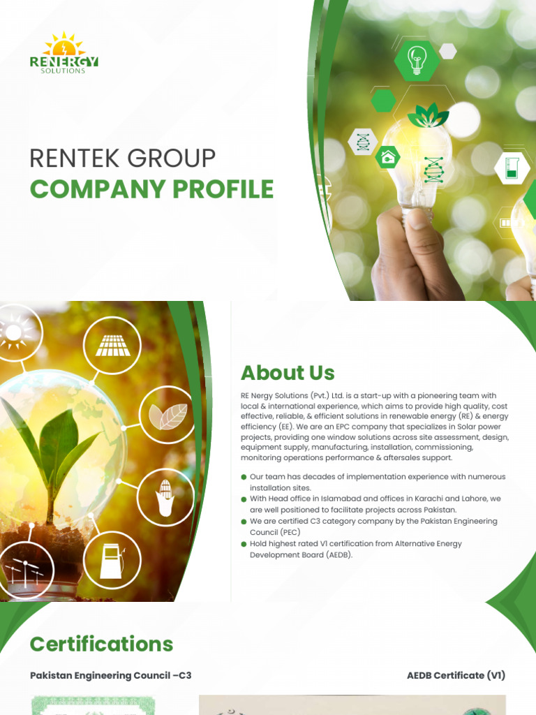 RENTEK Group Company Profile | PDF