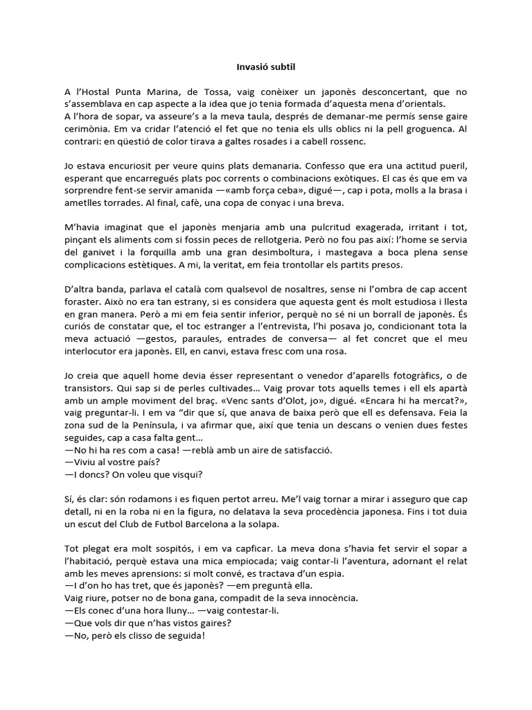 Invasio Subtil | PDF